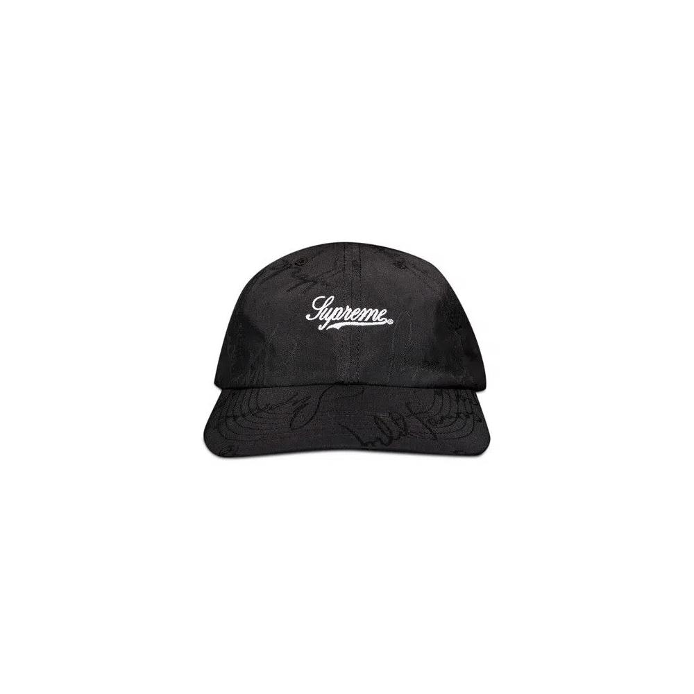 Бейсболки Supreme Script Logos 6-Panel 'Black' 1
