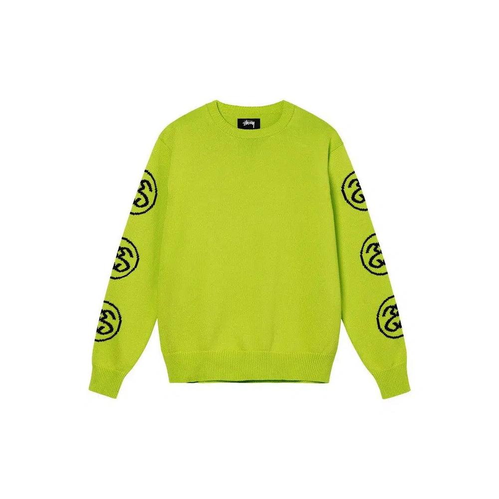 Свитер Stussy SS-Link Sweater 'Lime' 1