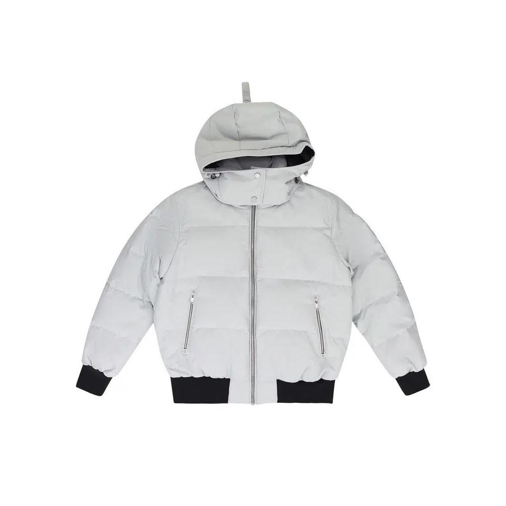 Бомберы Moose Knuckles Cloud Shearling Bomber Jacket «Grey» 1