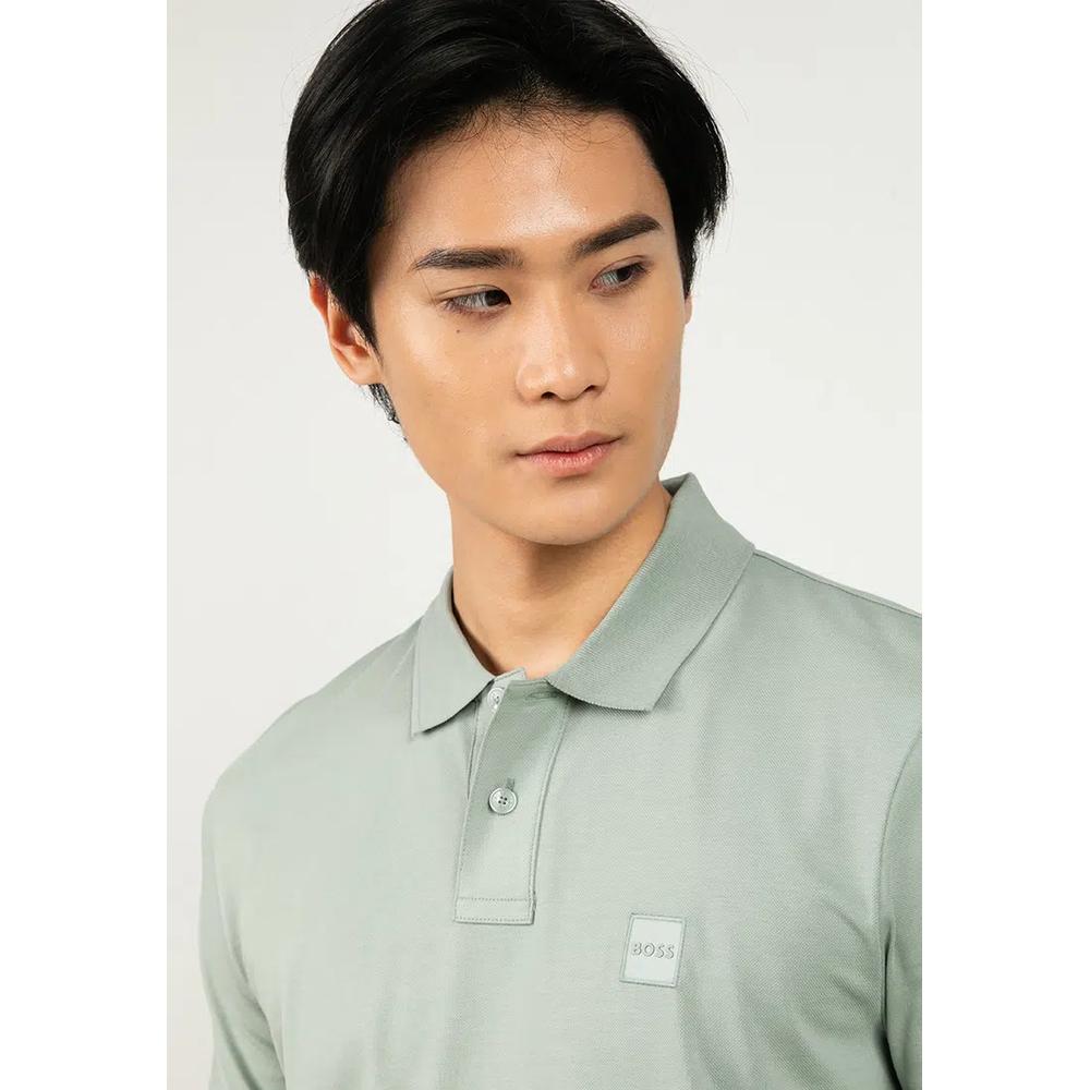 Логотип Patch Slim Fit Поло - BOSS Orange 3