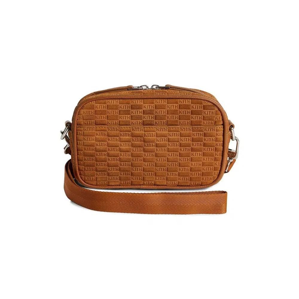 Сумки через плечо Kith Monogram Suede Crosswalk K20 Bag 'Аргил' 1