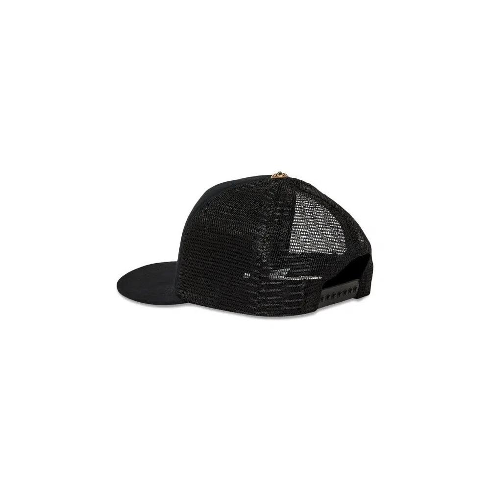 Кепки Chrome Hearts St. Barths Exclusive Cemetery Cross Trucker Hat «Black/Orange» 3
