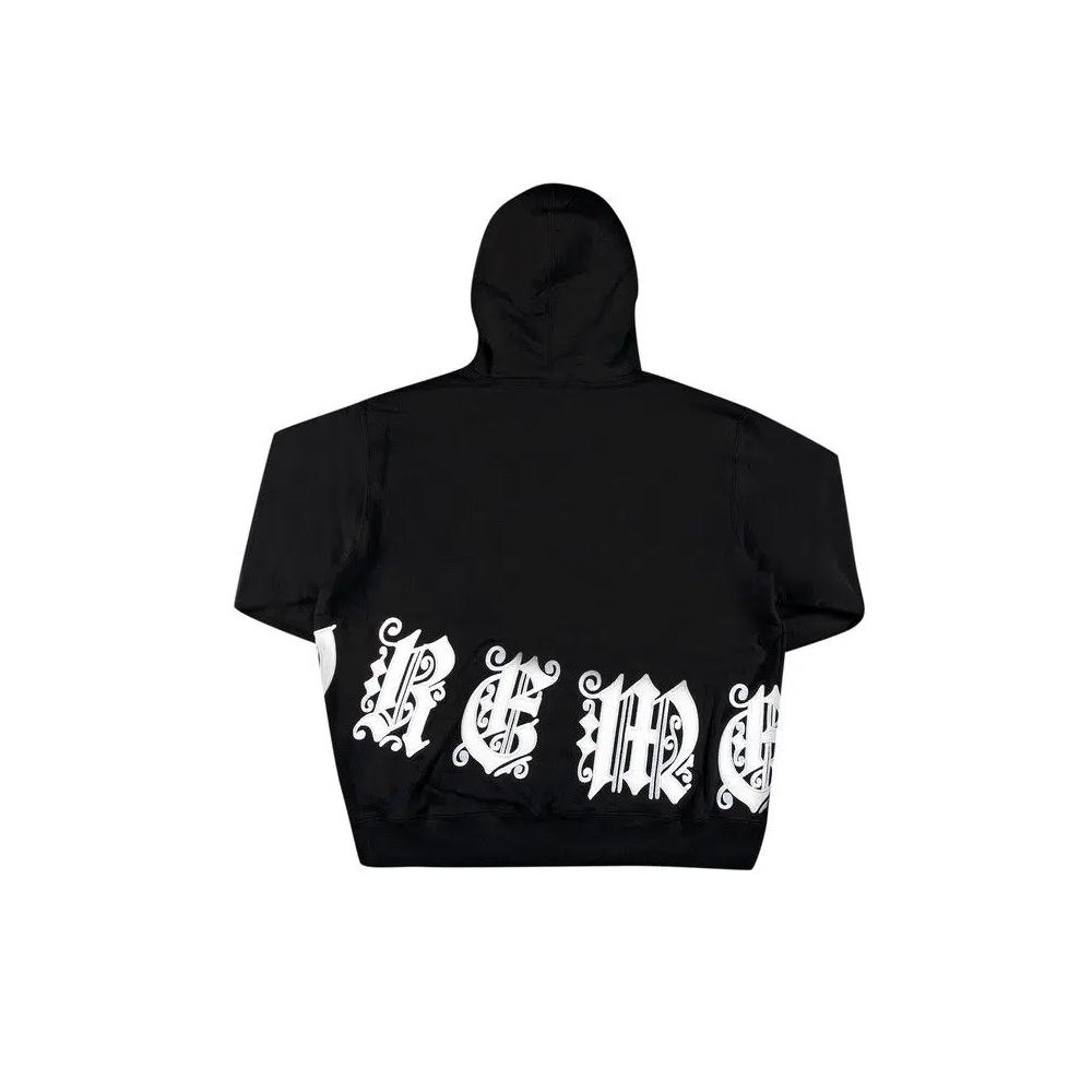 Худи Supreme Old English Wrap Hooded Sweatshirt 'Черный' 2