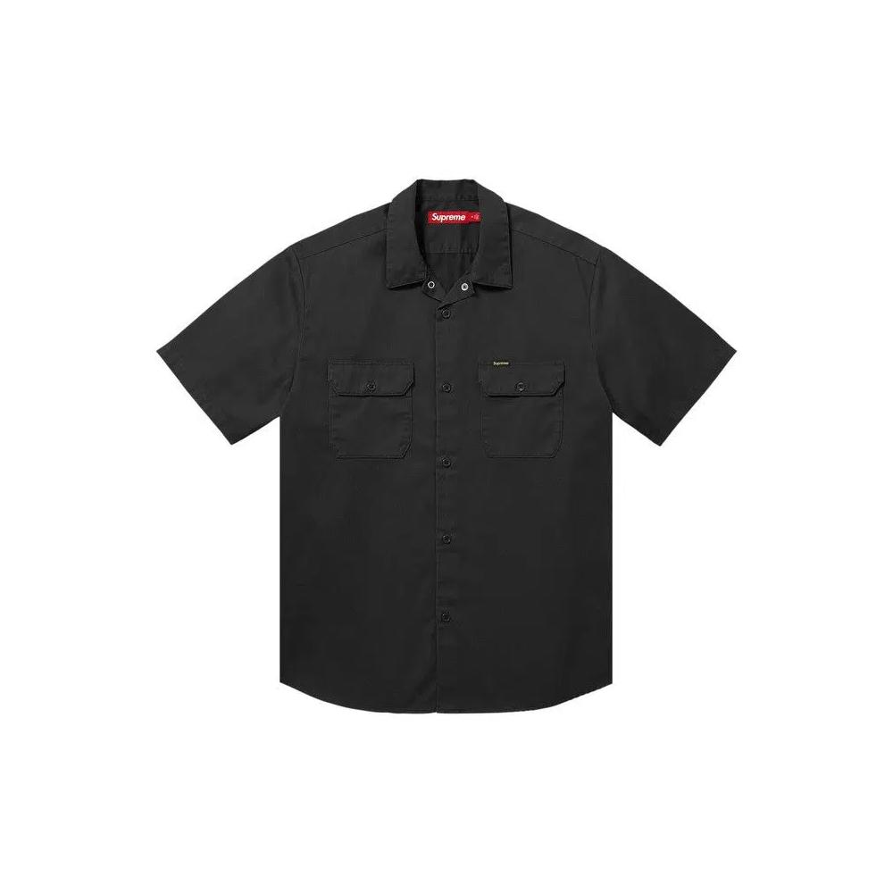 Овершерты Supreme Ghostface Short-Sleeve Work Shirt 'Black' 1