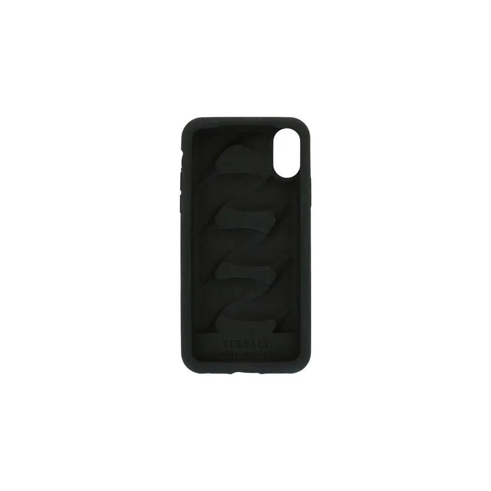 Чехлы и держатели для телефонов Versace Silicone Chain Reaction iPhone X Case 'Черный' 2