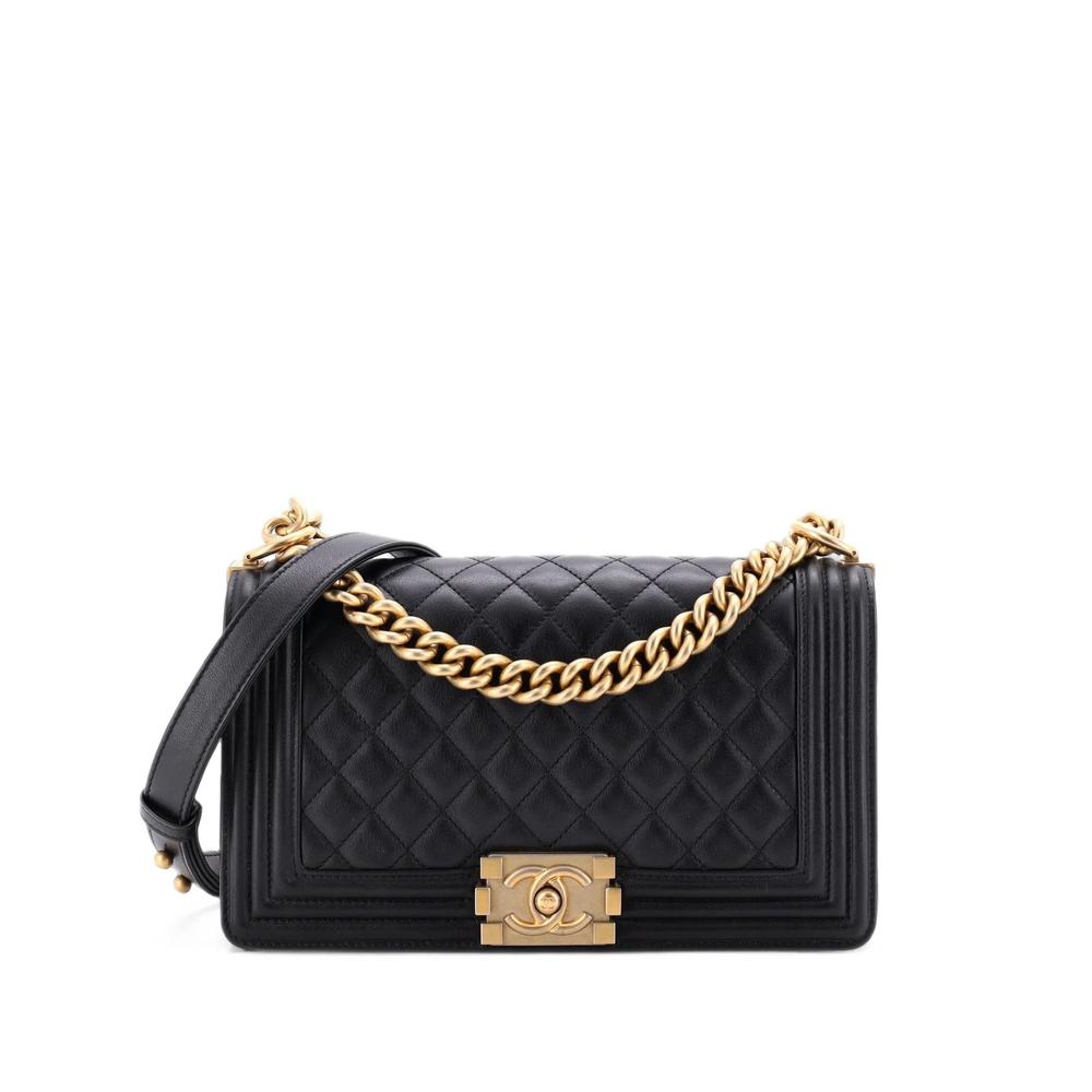 Boy Flap Bag Quilted Calfskin Old Medium shoulder bag 1