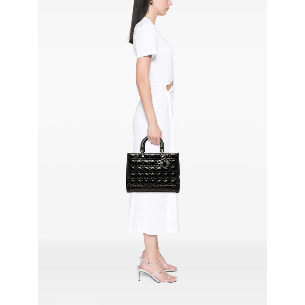Большая сумка-сэтчел Cannage Lady Dior (2011 год) 2