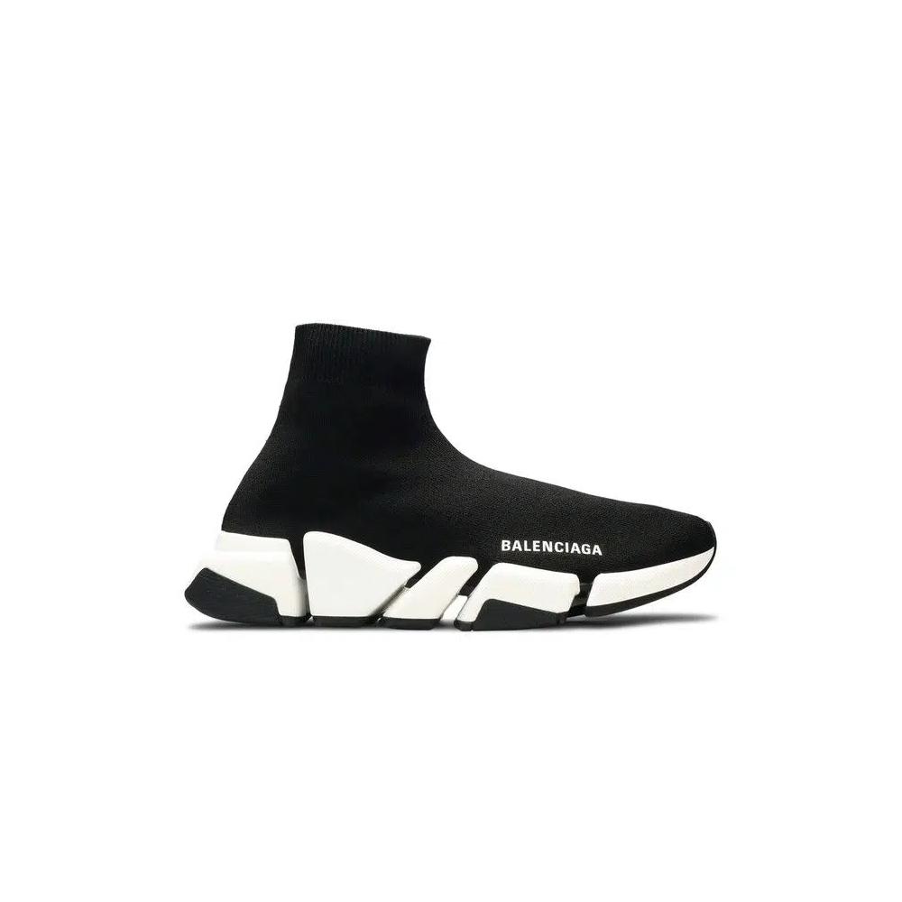 Кроссовки Balenciaga Wmns Speed 2 Trainer Knit 'Black White' 1