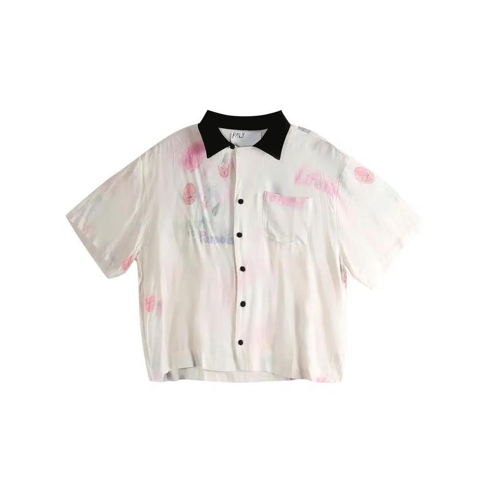 Рубашки и топы Paly Hollywood Crayon Silk Shirt 'Мультиколор' 1