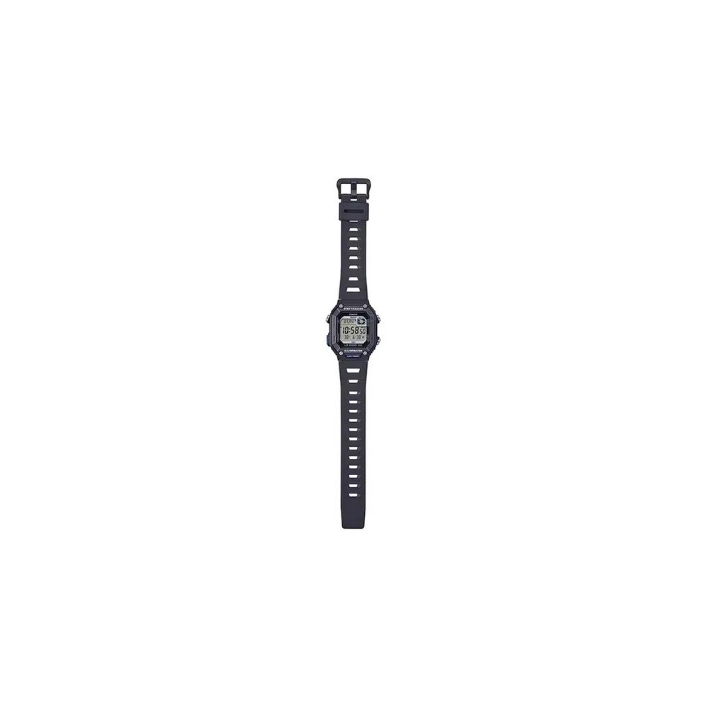WS-B1000-1A Мужские цифровые часы с черным ремешком из смолы и Bluetooth 5
