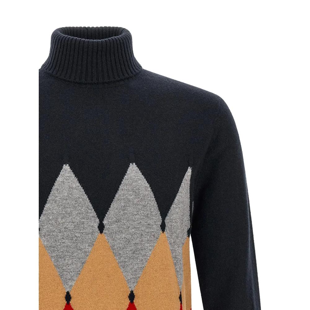 Classic Diamond intarsia sweater 3
