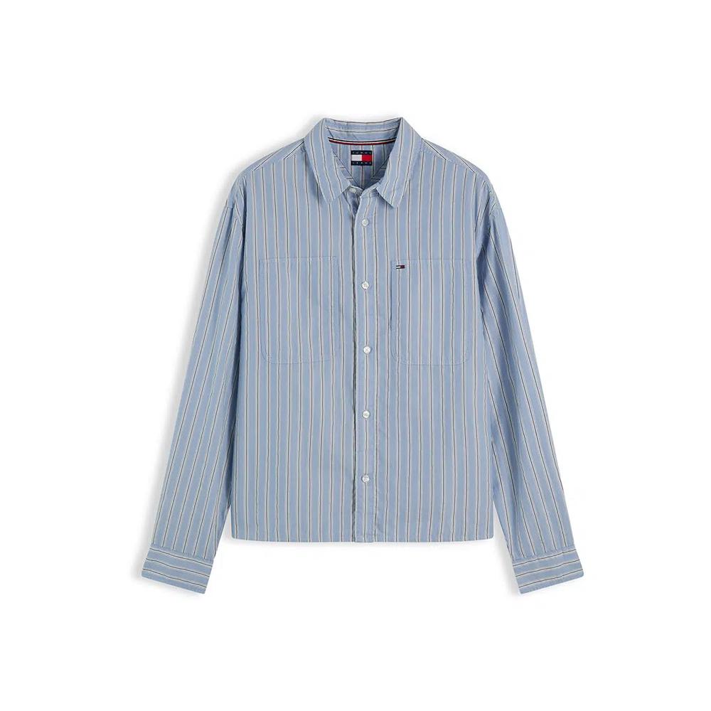 Бокси Фит Стрип Добби Рубашка - Tommy Jeans 5