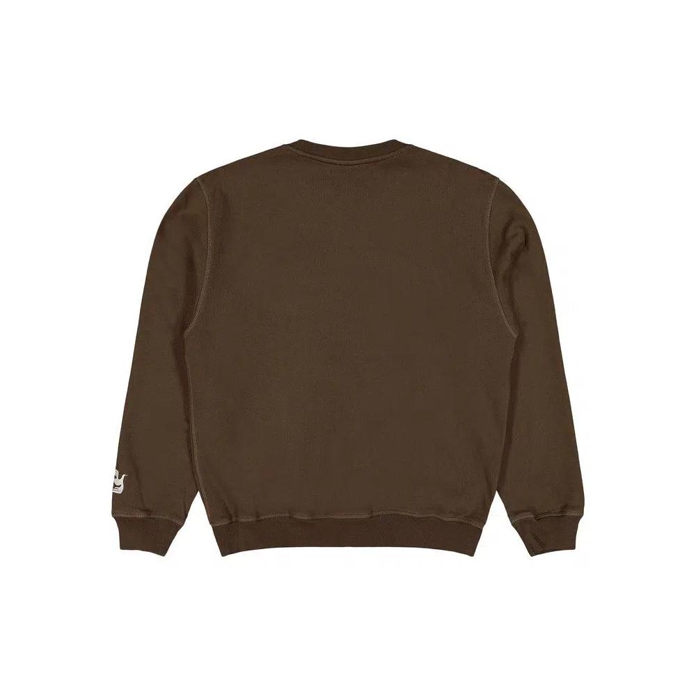 Свитеры Parra Weird Trad Logo Crew Neck Sweatshirt 'Brown' 2