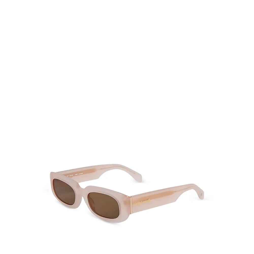 oval-frame sunglasses 2