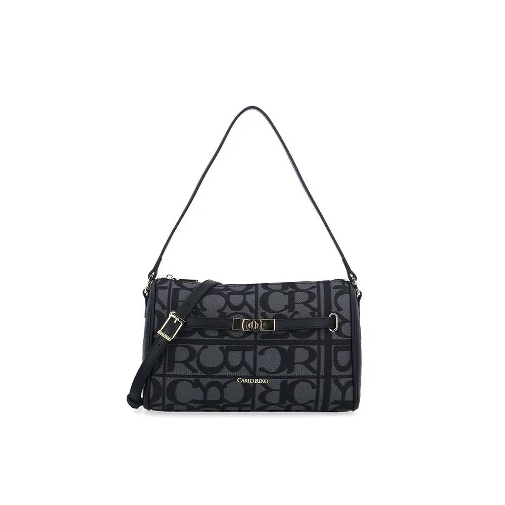 Carlo GEO Jacquard Link Bag - Черный 1