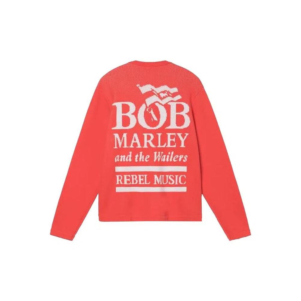 Свитеры Stussy Bob Marley Sweater 'Красный' 2