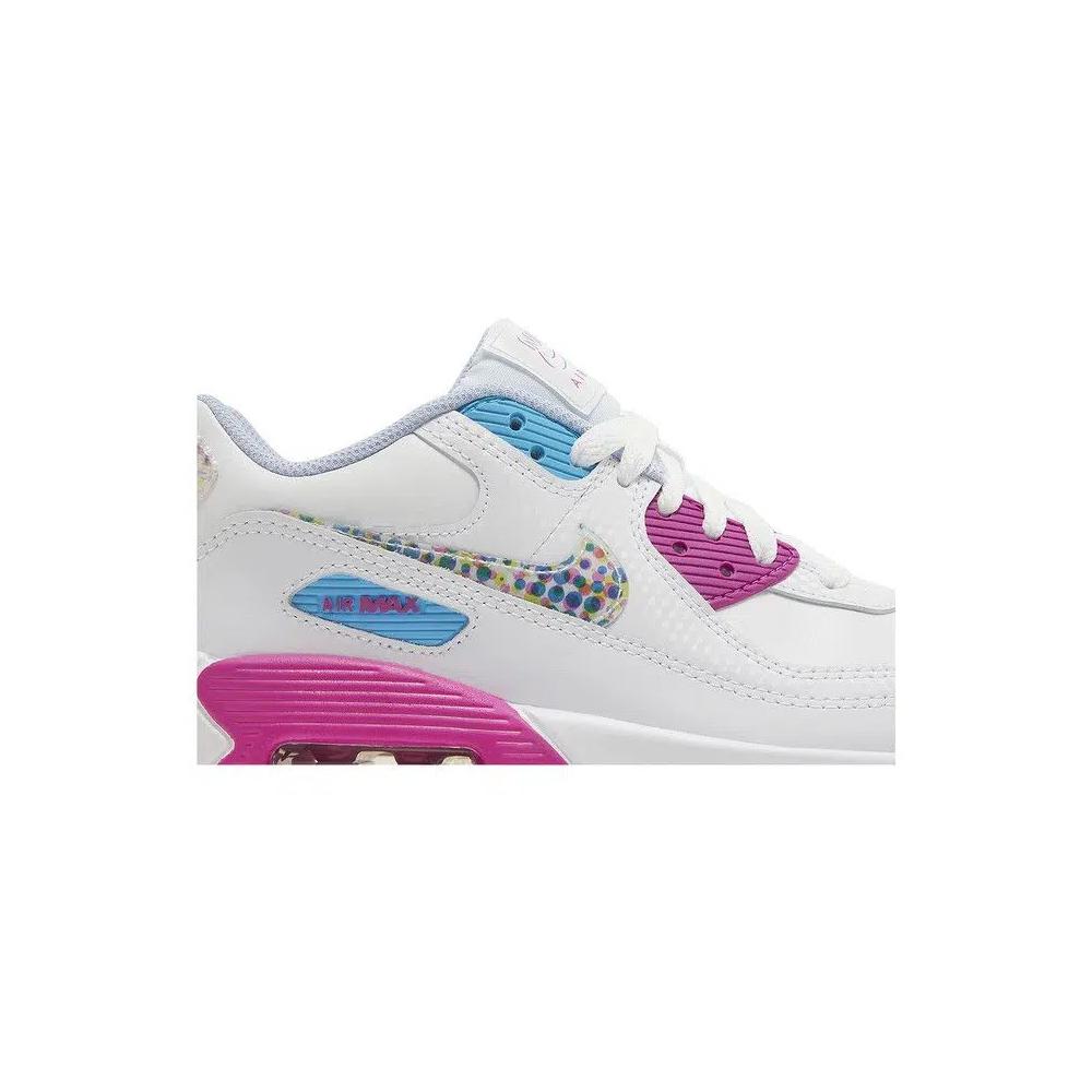 Кроссовки Nike Air Max 90 Leather SE GS Bright Colors! 2