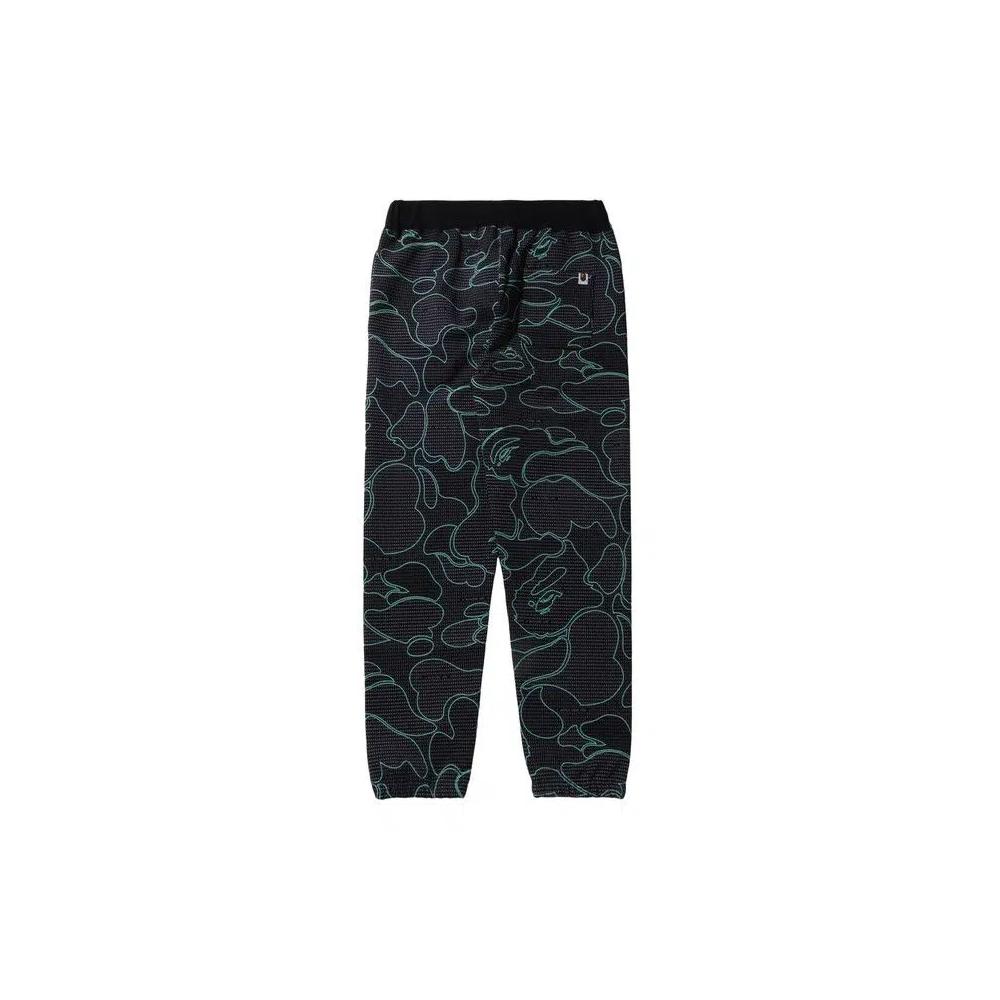BAPE Text Code Camo Спортивные штаны 'Black' 2