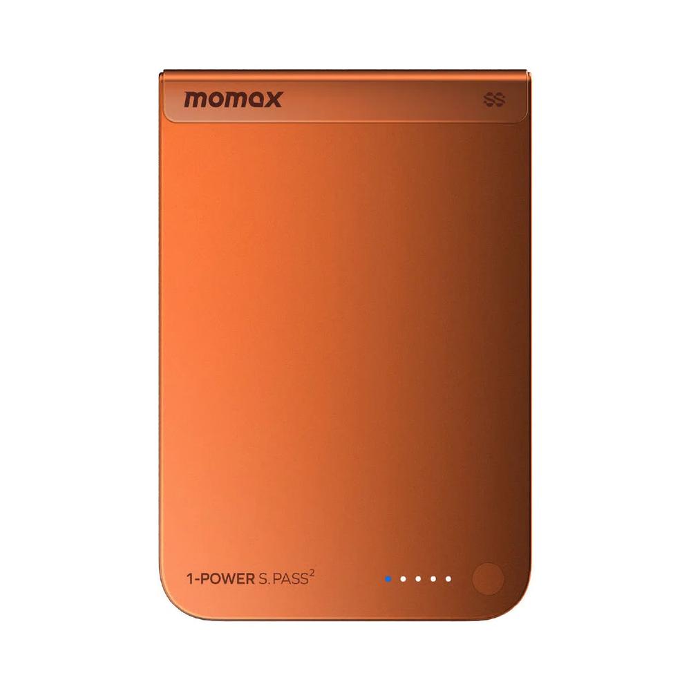 Momax 1-Power S.Pass² 10000mAh Qi2 магнитный повербанк - оранжевый 2