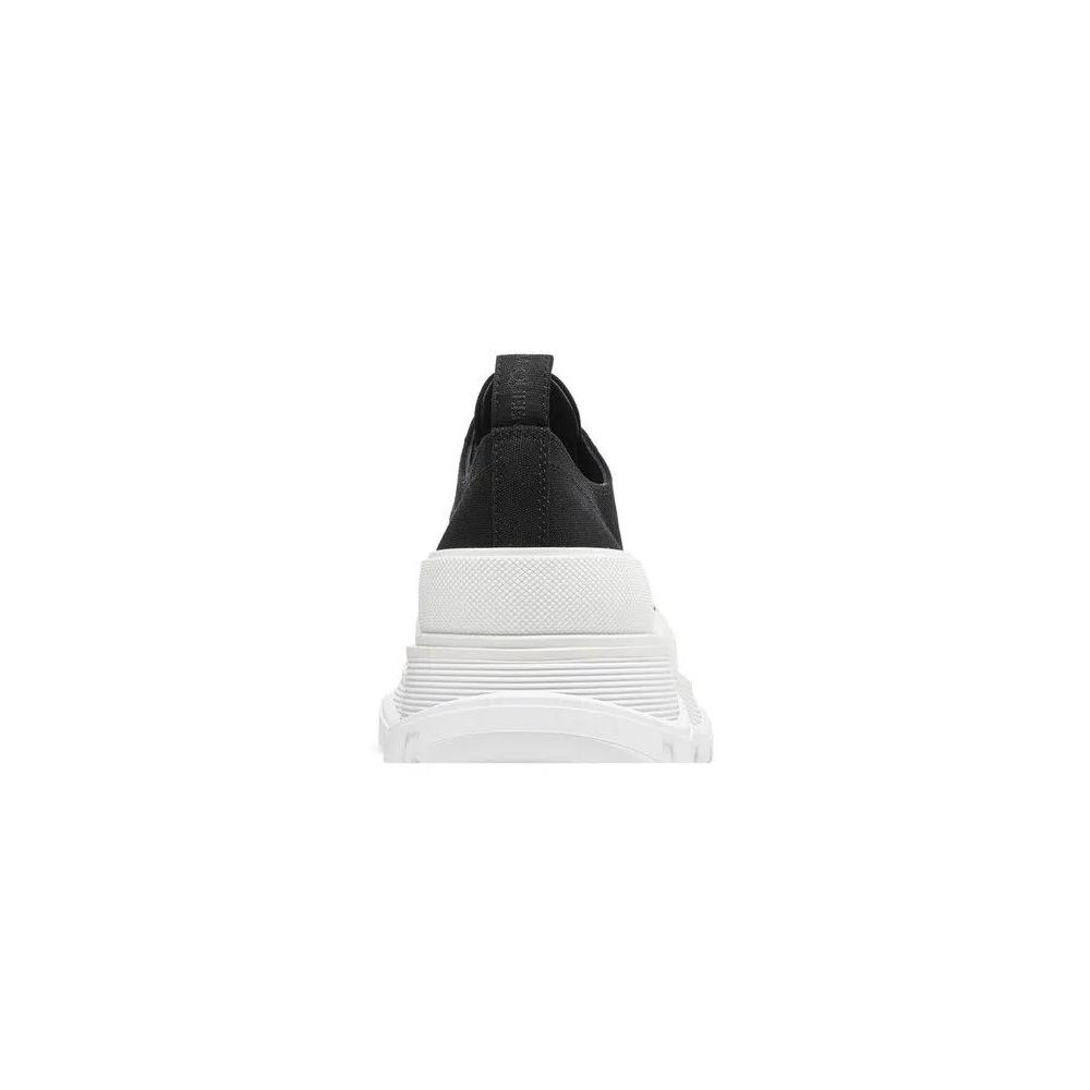 Кроссовки Alexander McQueen Tread Slick Lace Up 'Black White' 7