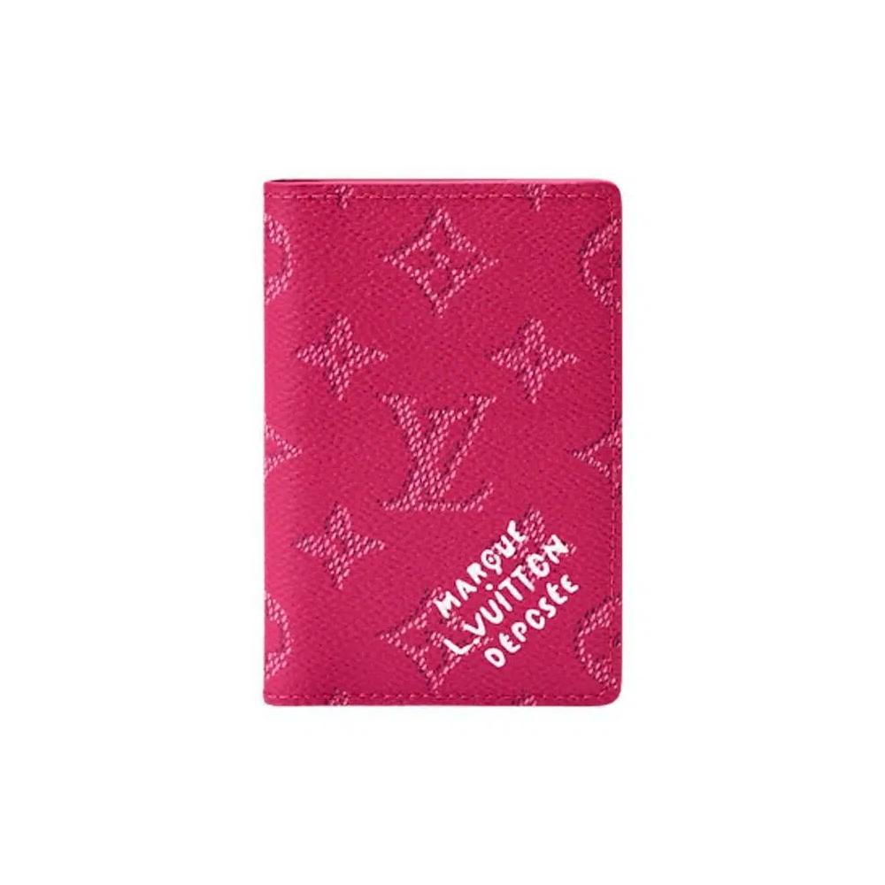 Кошельки Louis Vuitton Pocket Organizer 'Rose Pondichery Monogram Heritage Canvas' 1