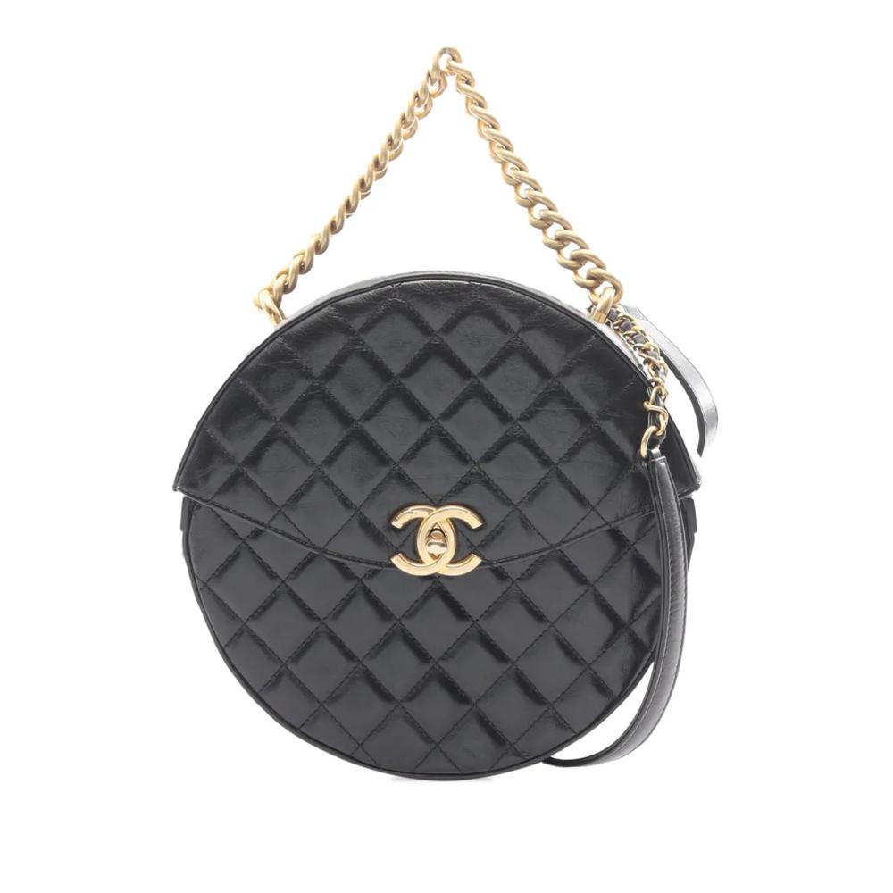 Стеганая сумка-сэтчел CC Quilted Lambskin Round Single Flap (2018 год) 1
