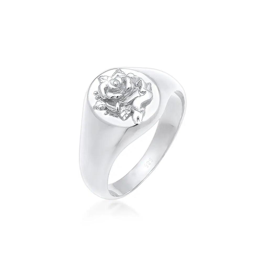 Кольцо Geo Rose Elegant Signet 1