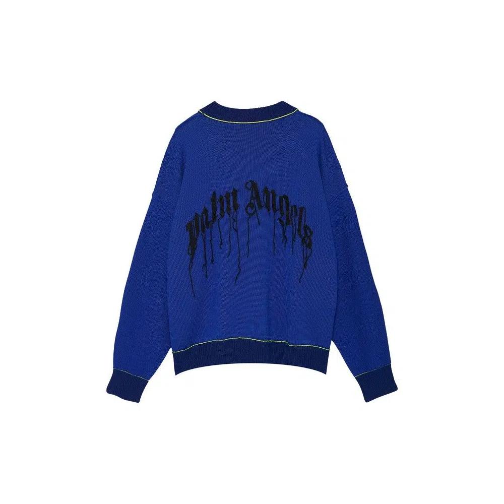 Свитеры Palm Angels Bear Sweater 'Синий/Коричневый' 2