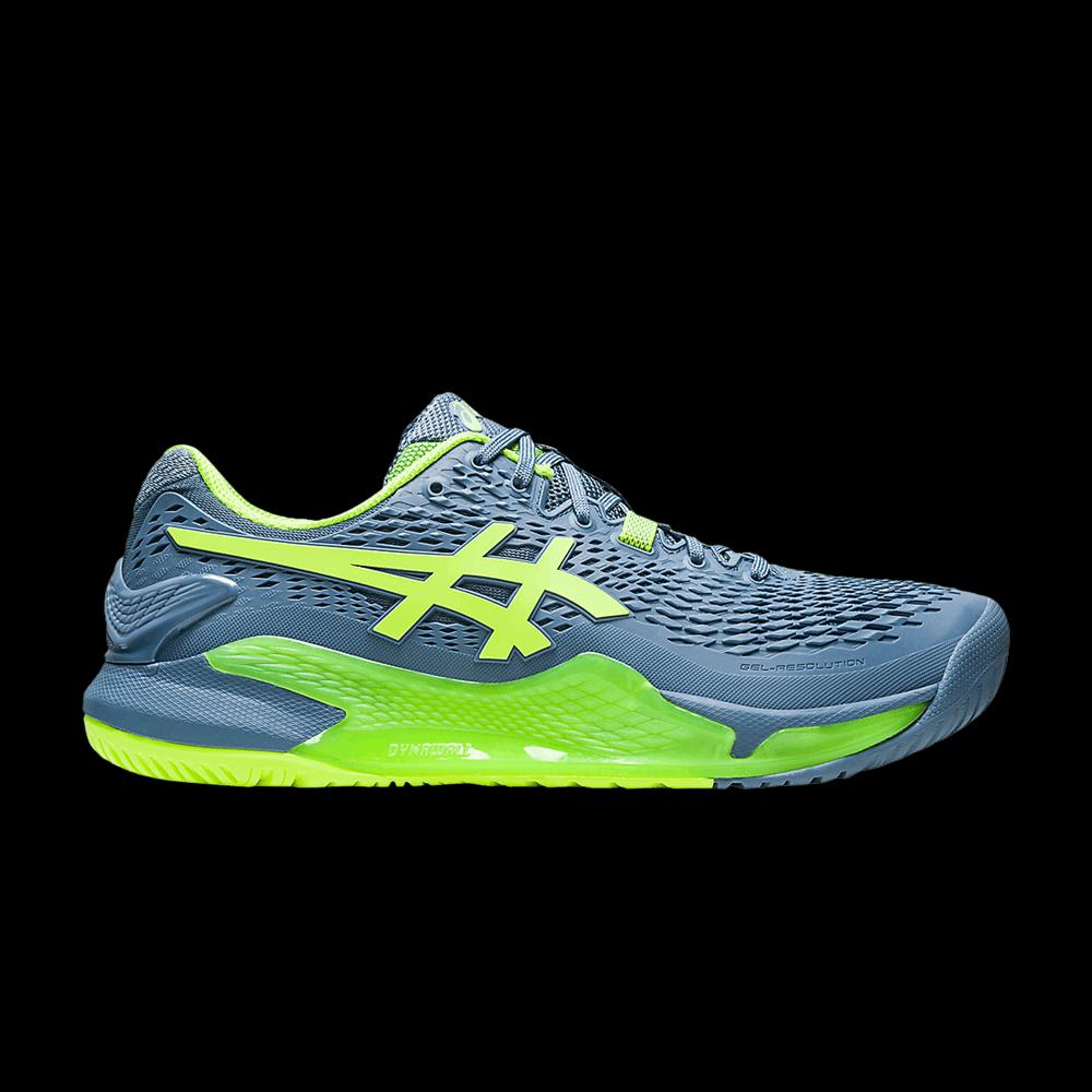 Кроссовки Asics Gel Resolution 9 'Steel Blue Hazard Green' 1