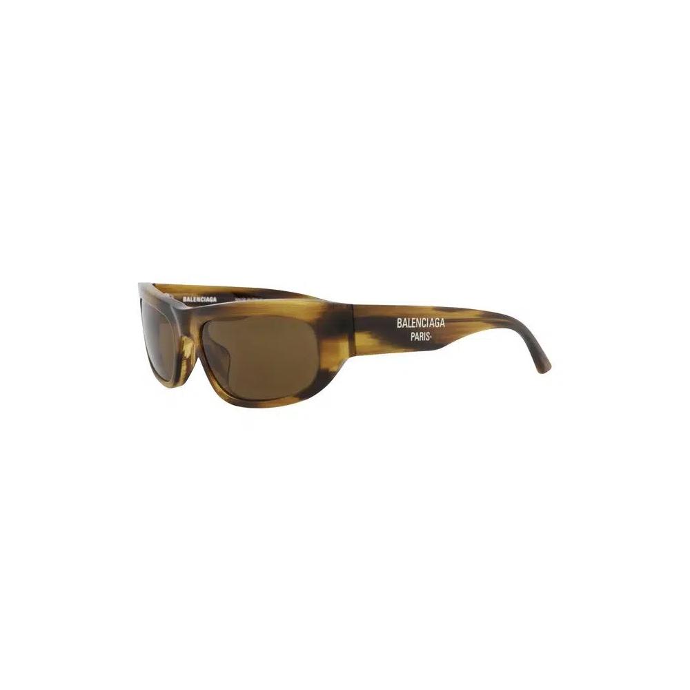 Солнцезащитные очки Balenciaga Square-Frame Recycled Acetate Sunglasses 'Brown' 3