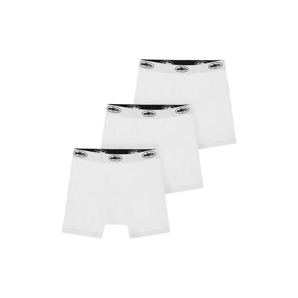 Нижнее белье Corteiz Alcatraz Boxers (3 Pack) 'White' 2
