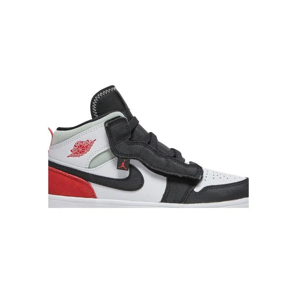 Кроссовки Air Jordan 1 Mid ALT PS 'Red Black Toe' 2