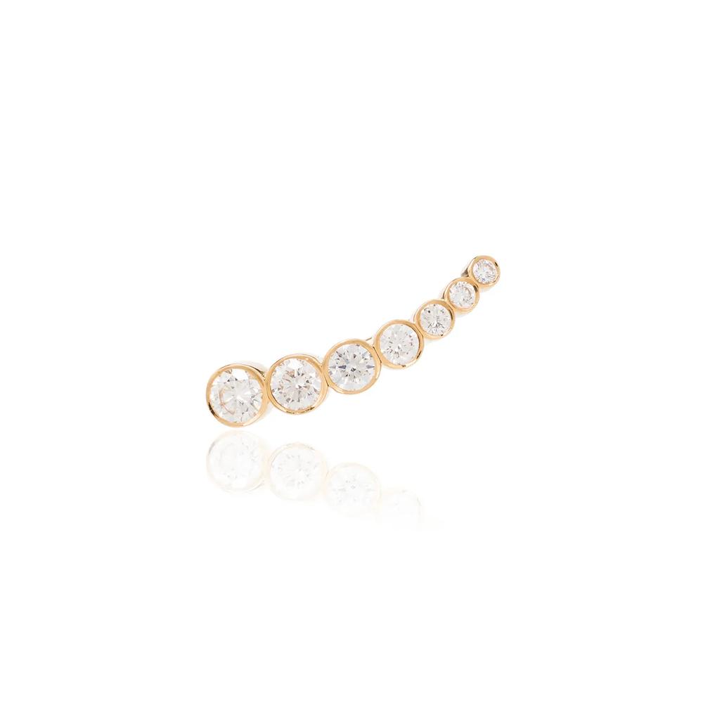 Серьга Petit Croissant De Lune из желтого золота 1