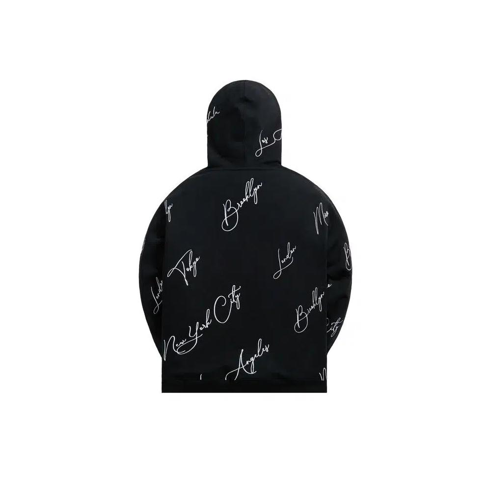 Худи Kith City Script Hoodie 'Black' 2