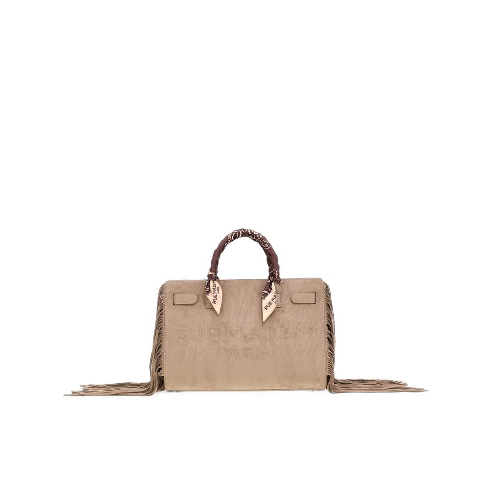 Canyon fringed logo-embossed tote bag 2