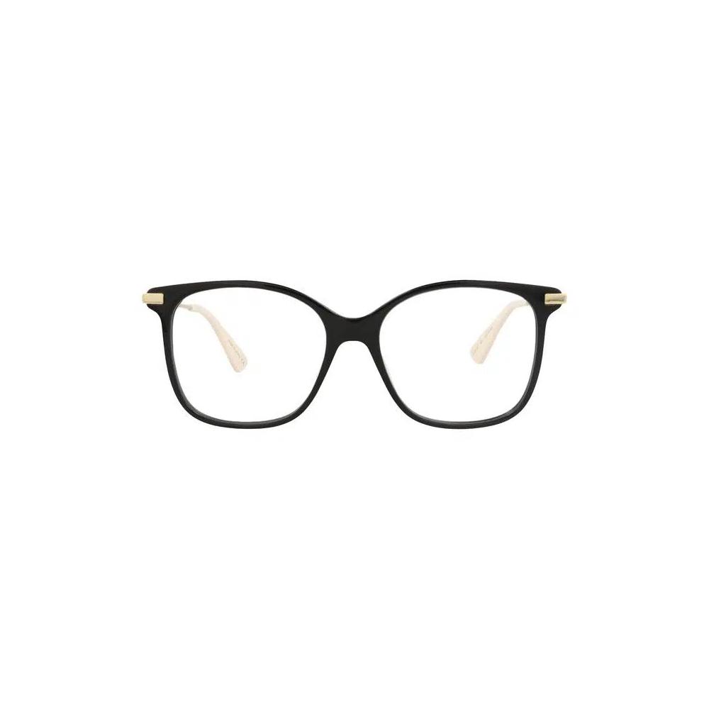 Очки Gucci квадратная оправа из ацетата 'Black/Gold/Transparent' 1