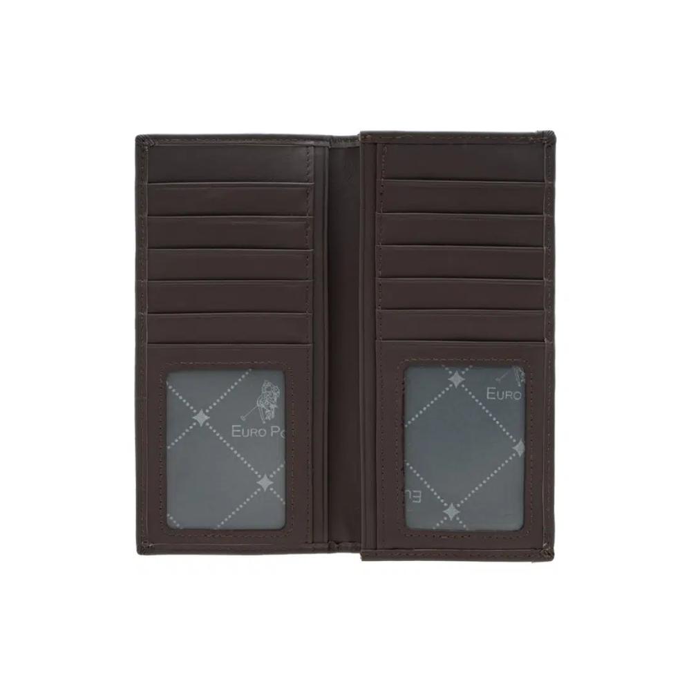 Длинный кошелек из гладкой зернистой кожи EWB 40168 4