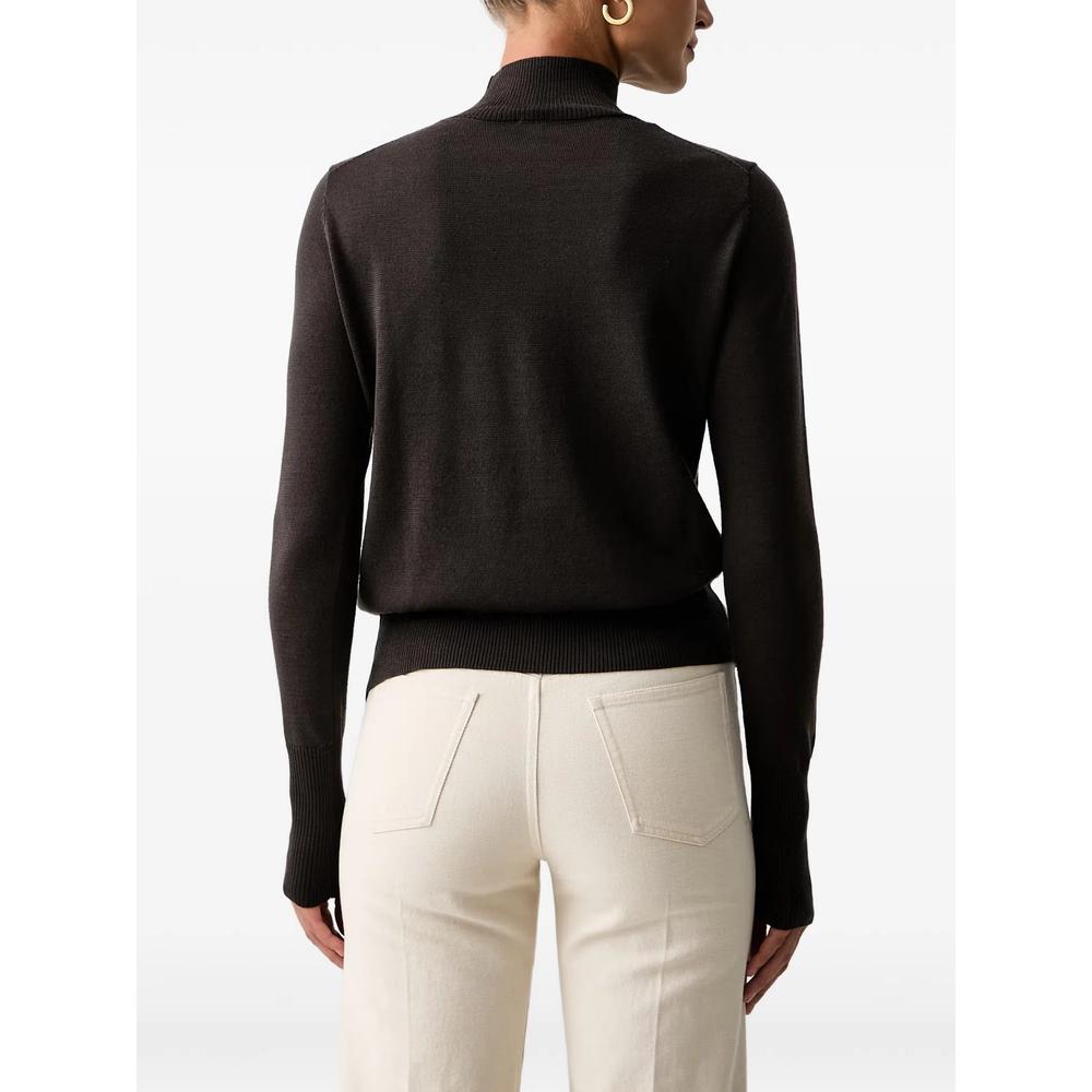 Love Birds-motif mock-neck sweater 3