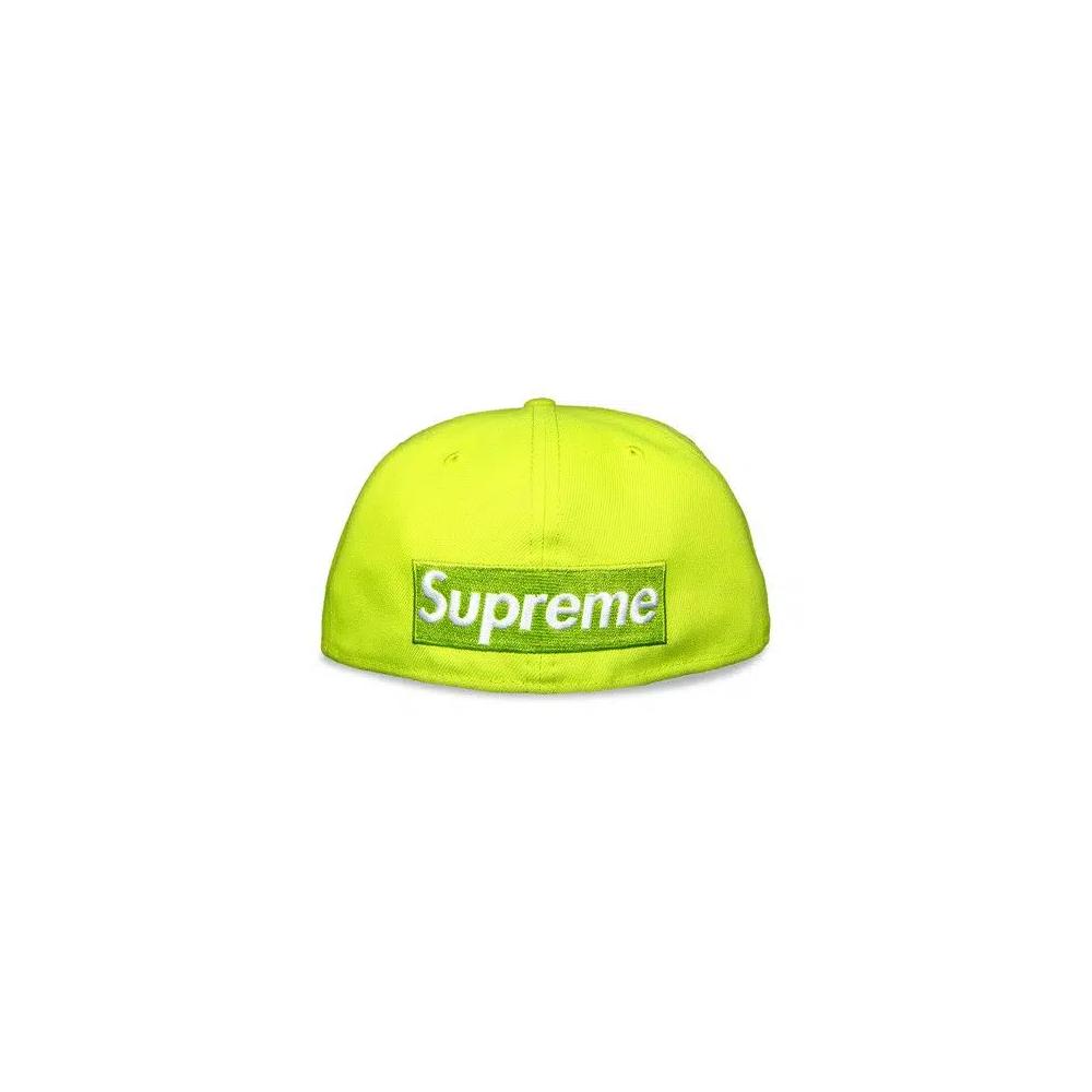 Кепки Supreme x New Era Reverse Box Logo Hat 'Bright Yellow' 2