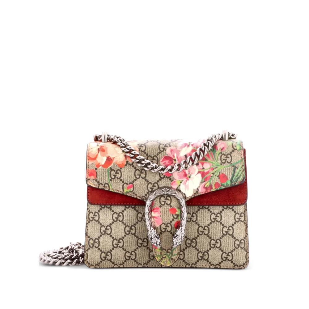 Сумка на плечо Dionysus Bag Blooms Print GG Coated Canvas Medium 1