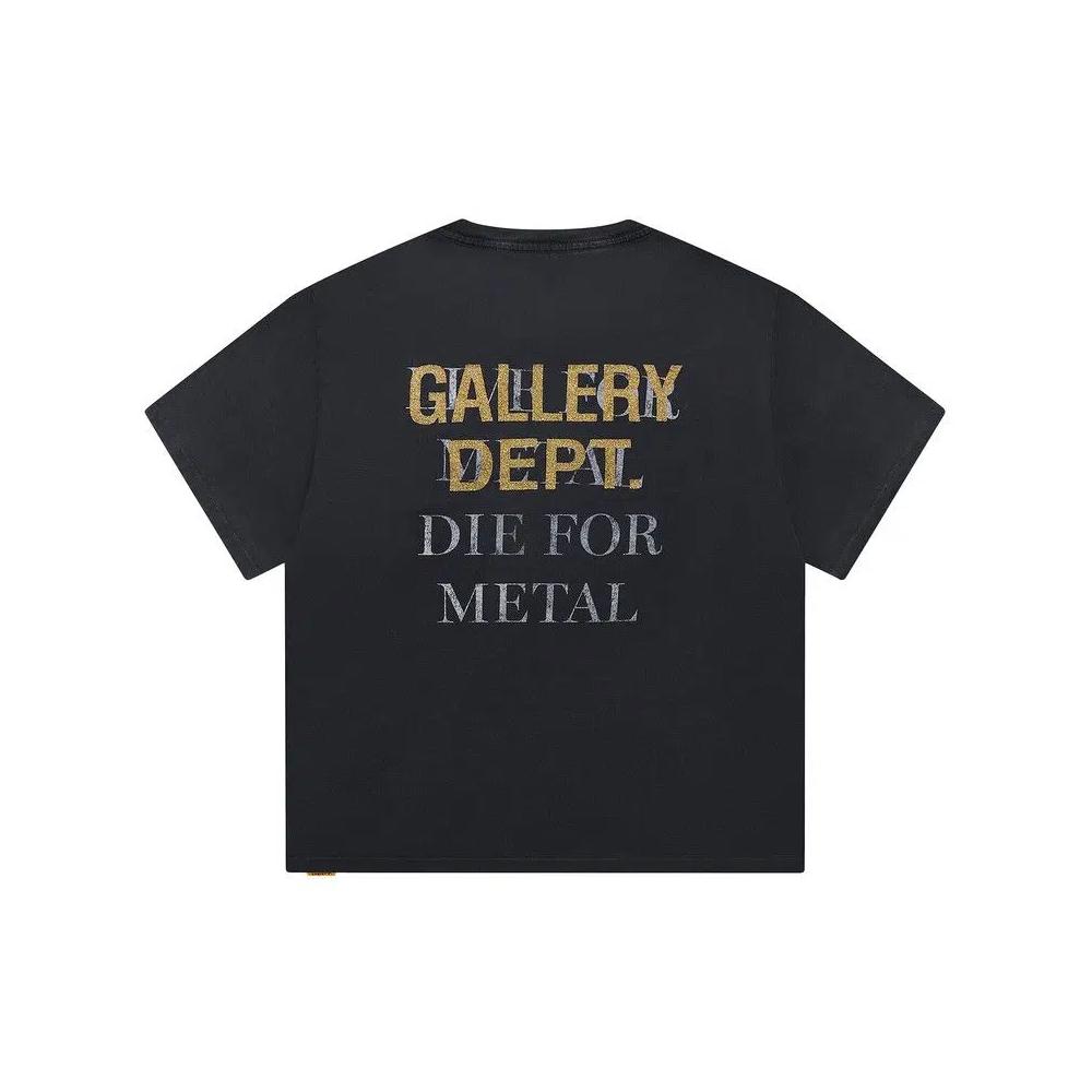 Топы Gallery Dept. Live For Metal Tee 'Vintage Black' 2