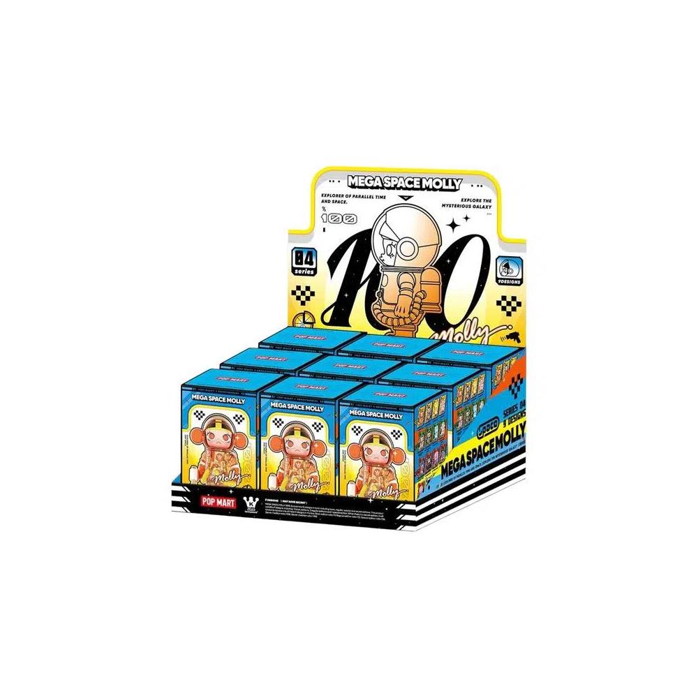 Фигурки Pop Mart Mega Space Molly Series 4 100% Sealed Case 'Mystery' (9 слепых коробок) 1