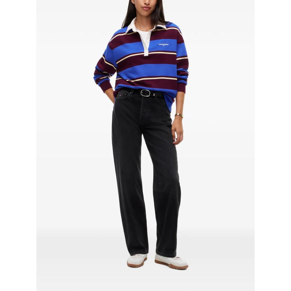 faded-effect logo-patch jeans 2