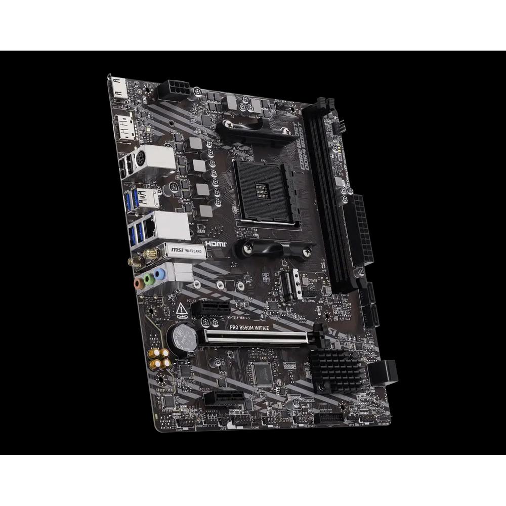 MSI PRO B550M WIFI6E Micro-ATX материнская плата (DDR4) 2