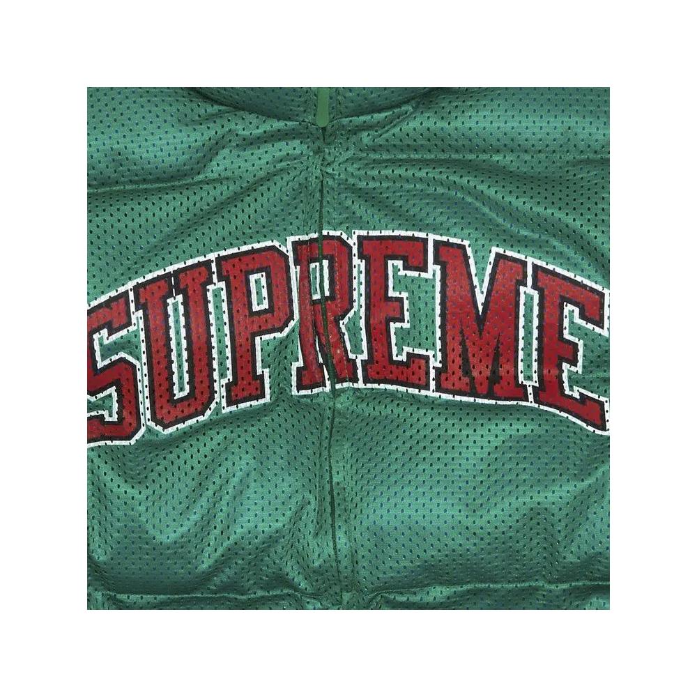 Пуховики Supreme Mesh Jersey Puffer Jacket 'Зеленый' 3