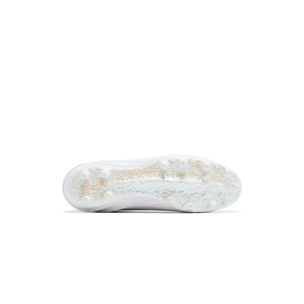 Шиповки Under Armour Blur 2 MC Suede 'White Metallic' 4