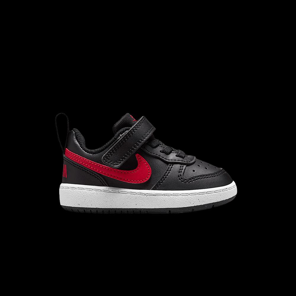 Кроссовки Nike Court Borough Low Recraft TD 'Black White University Red' 1
