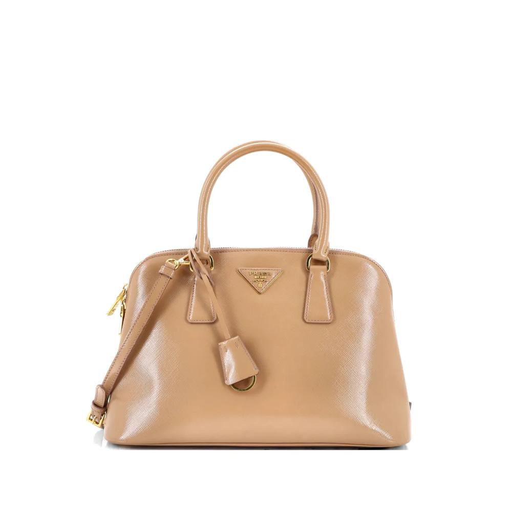 Сумка-сэтчел Open Promenade Bag Vernice Medium из сафьяновой кожи 1
