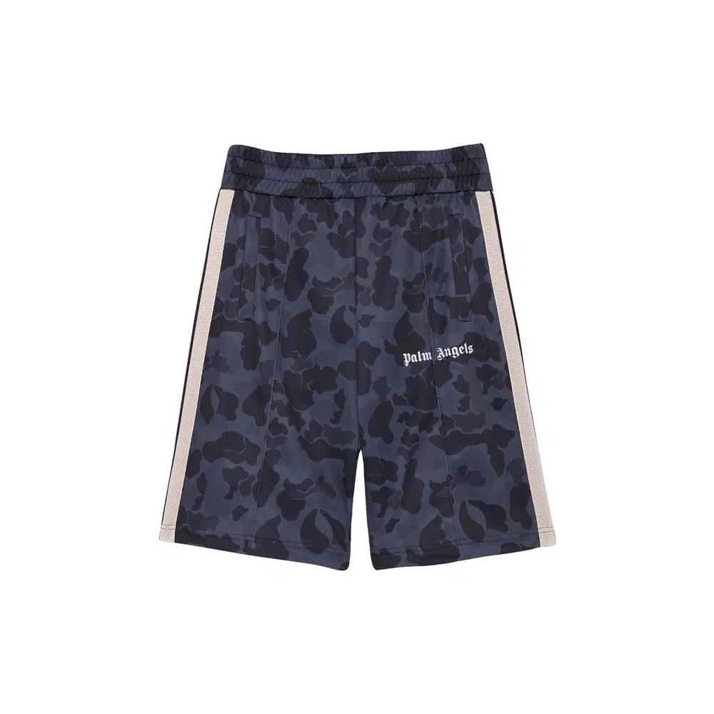 Шорты Palm Angels Night Camo Track Short 'Black/White' 1