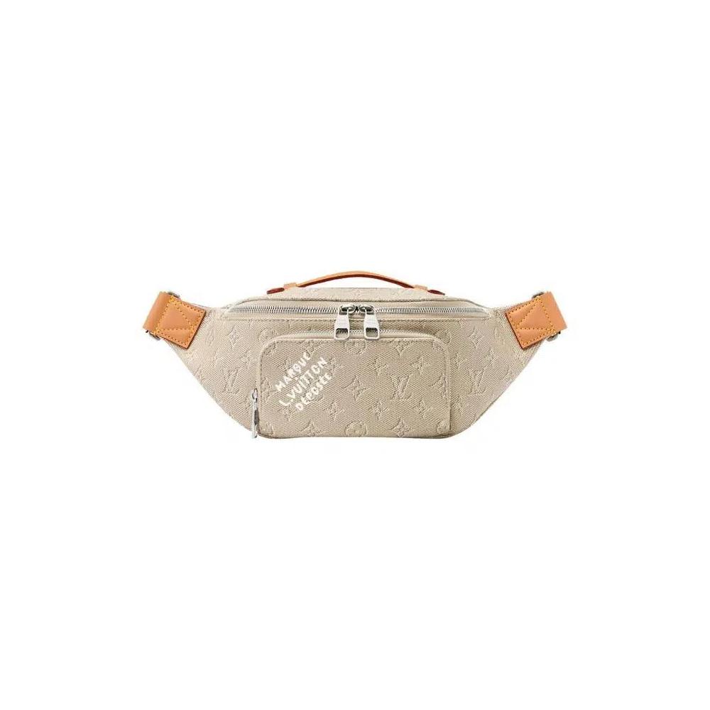 Поясные сумки Louis Vuitton Rush Bumbag 'Monogram Heritage Linen Canvas' 1